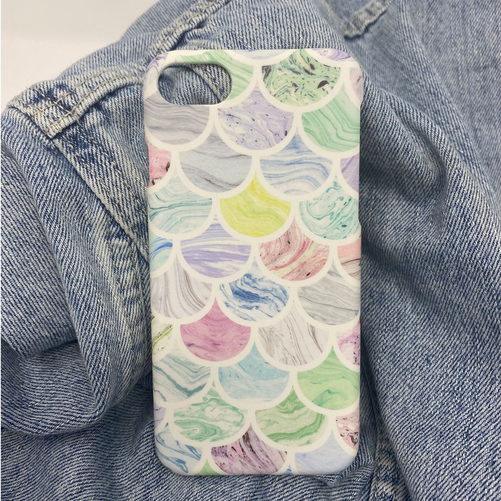 iPhone 7/8 Case Matte Marble Cover